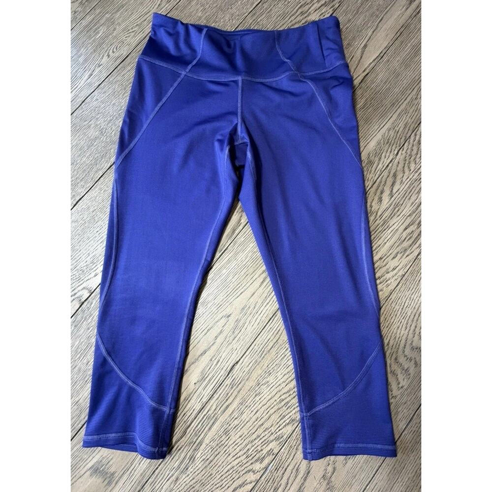 Copper Fit Pro Compression Leggings Womens Small Mid Rise Skinny Purple